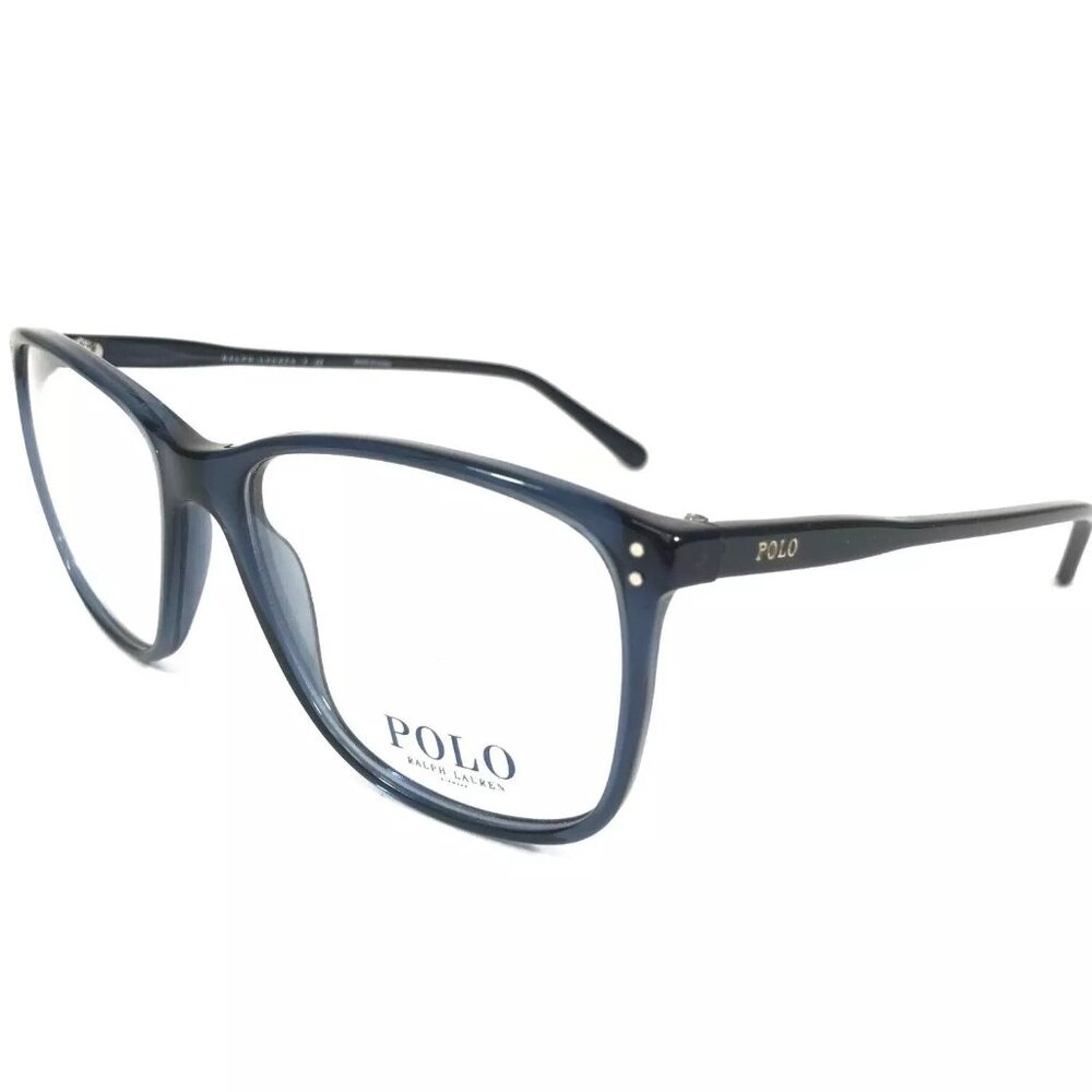 NEW RALPH LAUREN PH2138 Eyeglasses – Blue (5276) Square Full-Rim, 53mm